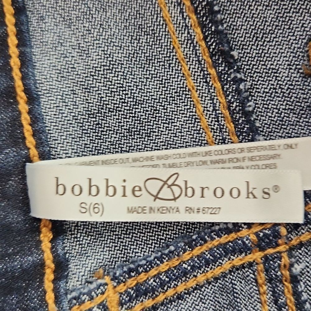 Bobbie Brooks Dark Wash Skinny Jeans Women's Size 6 Stretch Denim Mid Rise - Picture 7 of 10
